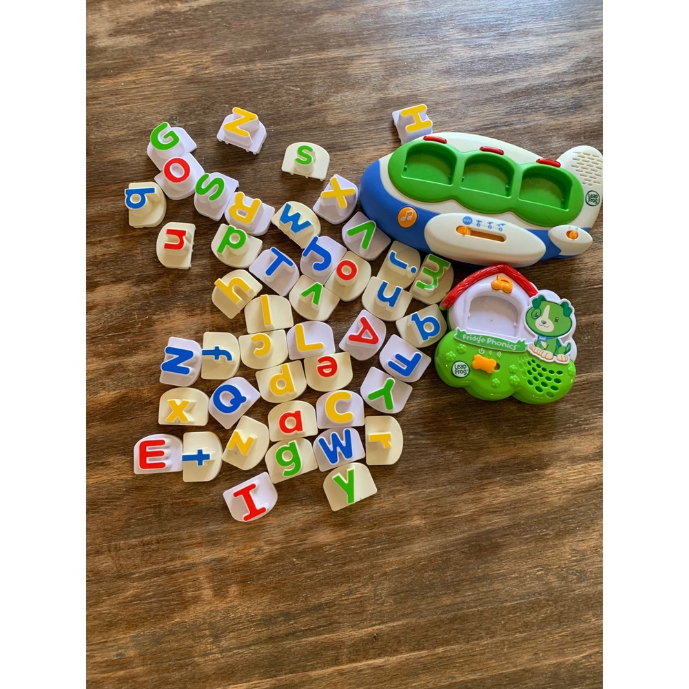 LeapFrog Fridge Phonics Magnetic Letter Set Word Whizzer Vintage Retro 90s 2000s